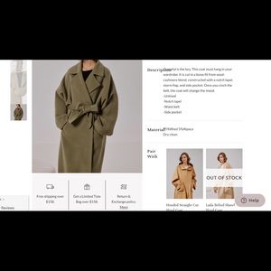 Nap Sylvia Alpaca-Wool Trench Coat